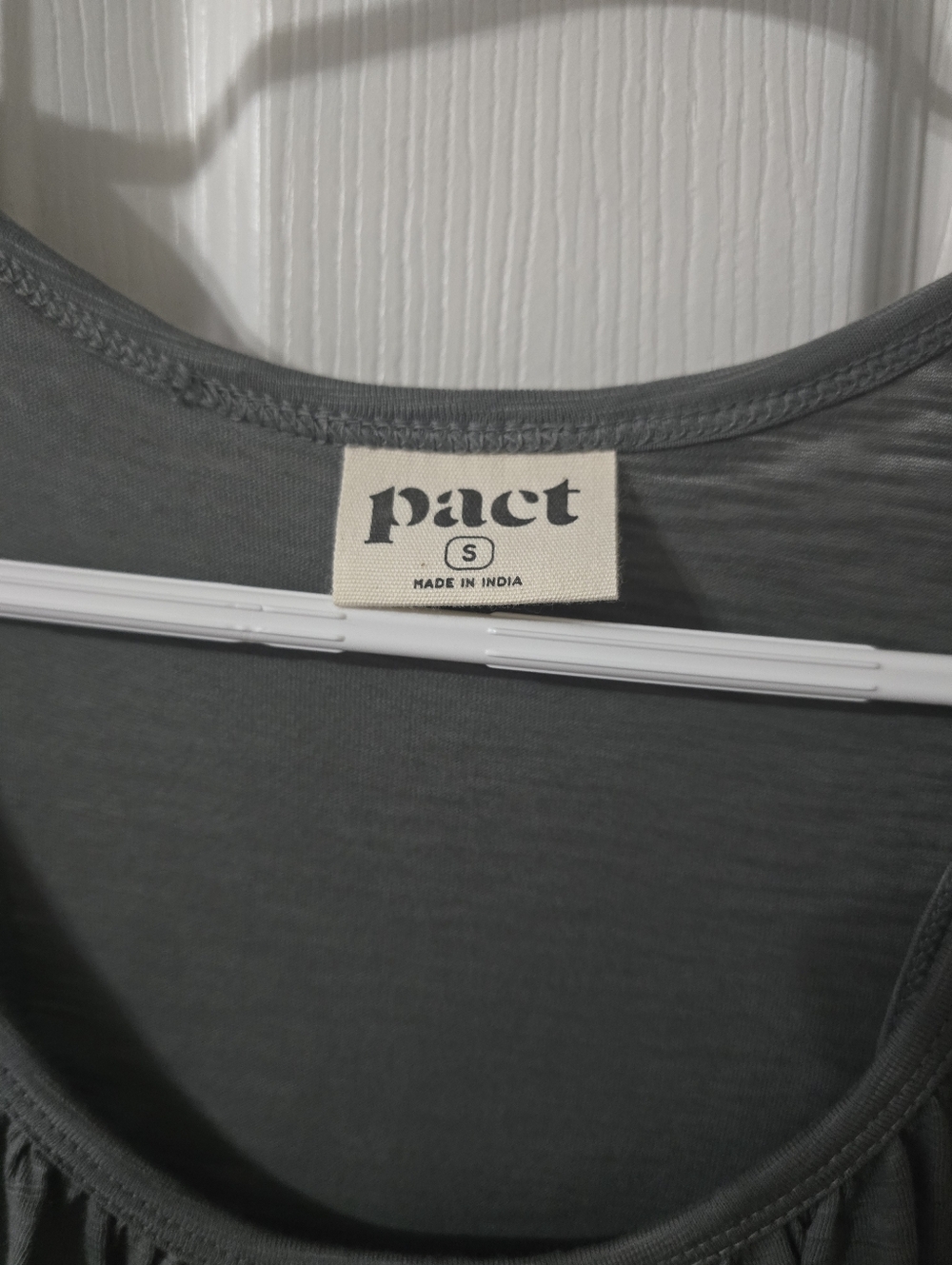 Pact Organic Cotton Relaxed Lightweight Slub Knit Tank Top Maxi Dress, EUC! - Picture 13 of 14